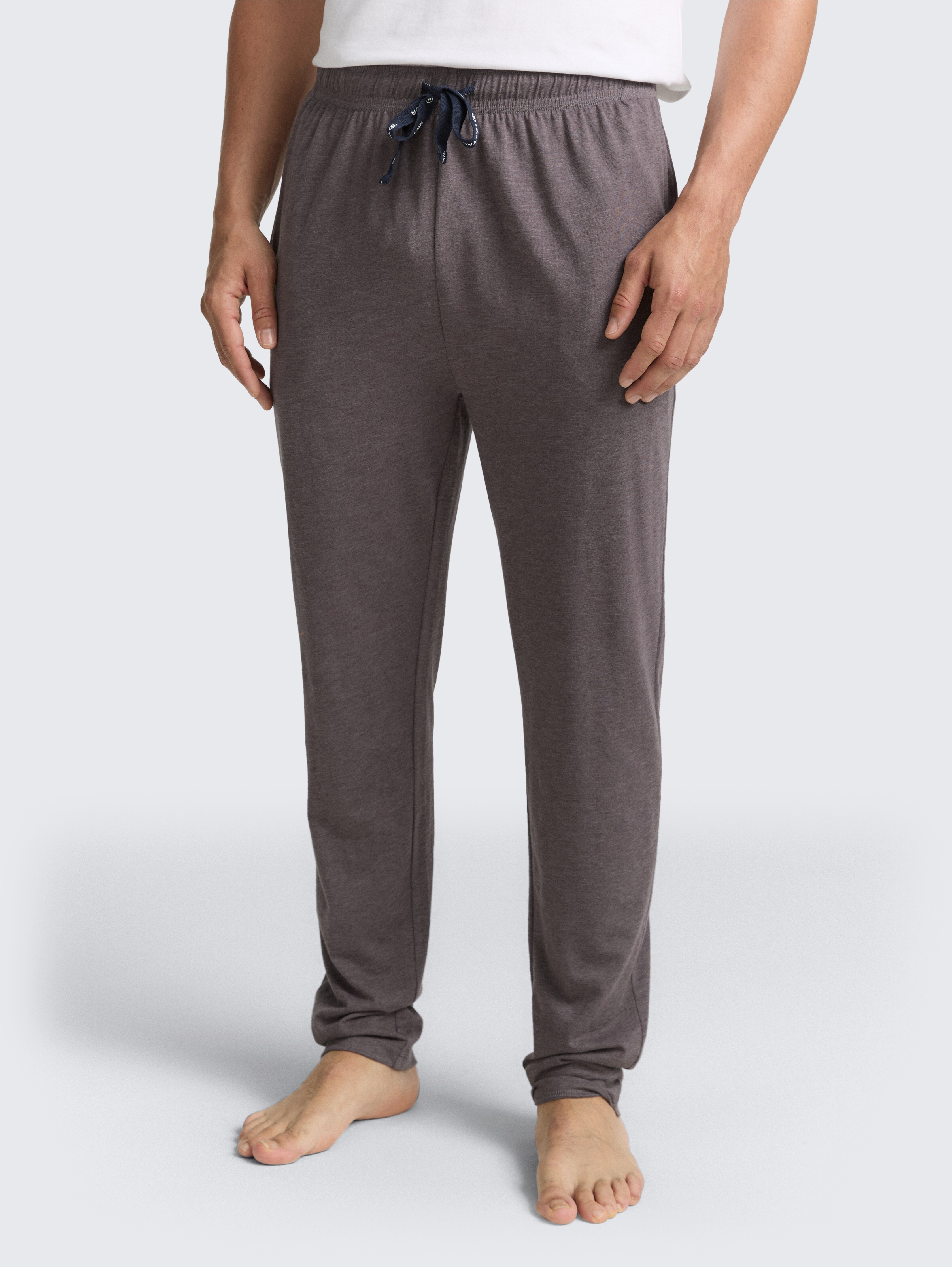 Pyjama-Hose in Melange-Optik von Men, grey-dark-melange