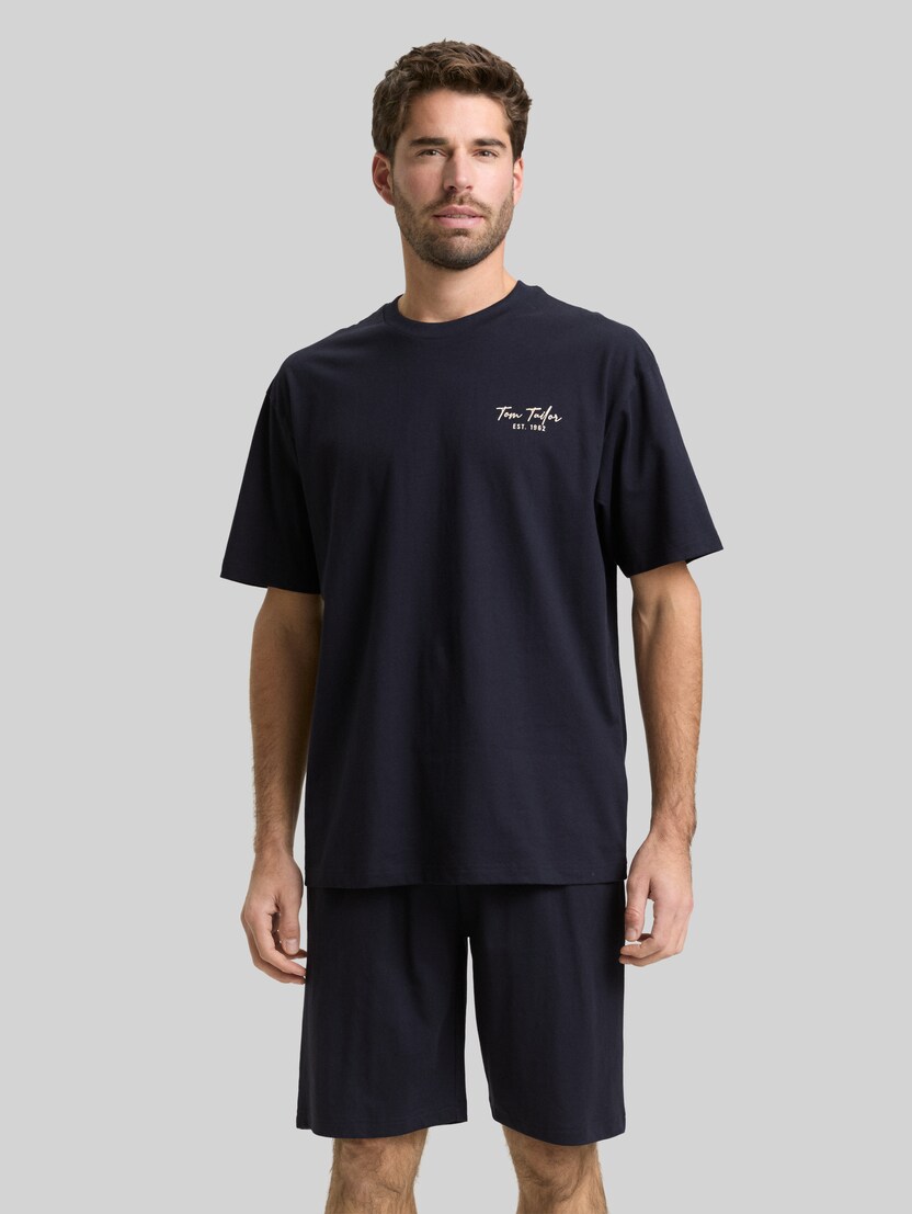 Pyjama-Set von Men, blue-dark-solid