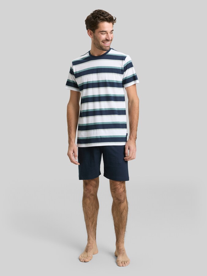 Ensemble pyjama à rayures par Men, blue stripes