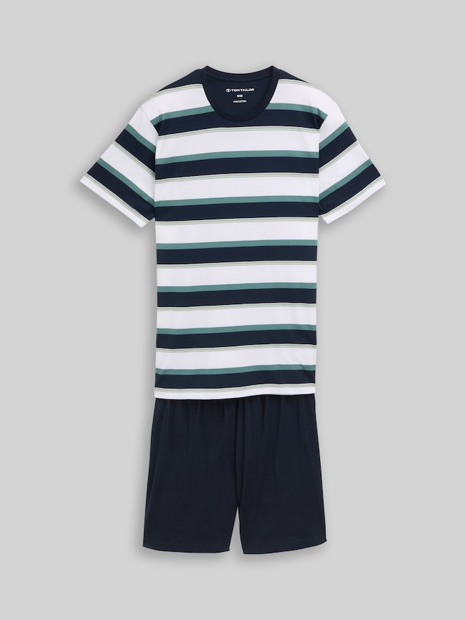 Pyjamaset met gestreept patroon door Men, blue stripes
