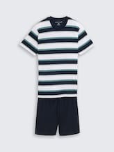 Pyjamaset met streepjesmotief - blue stripes - Product vooraanzicht