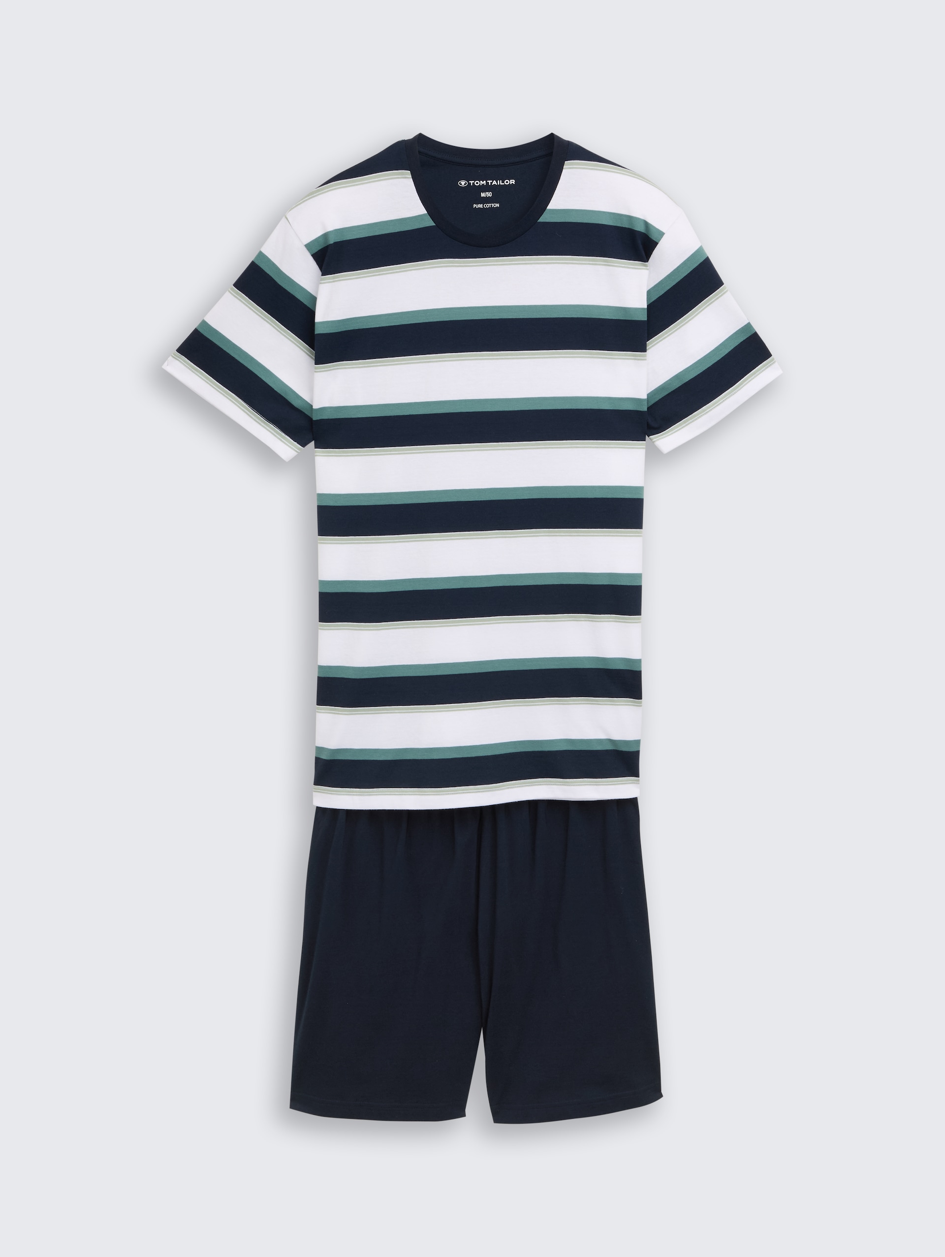 Pyjamaset met gestreept patroon - blue stripes - Product vooraanzicht