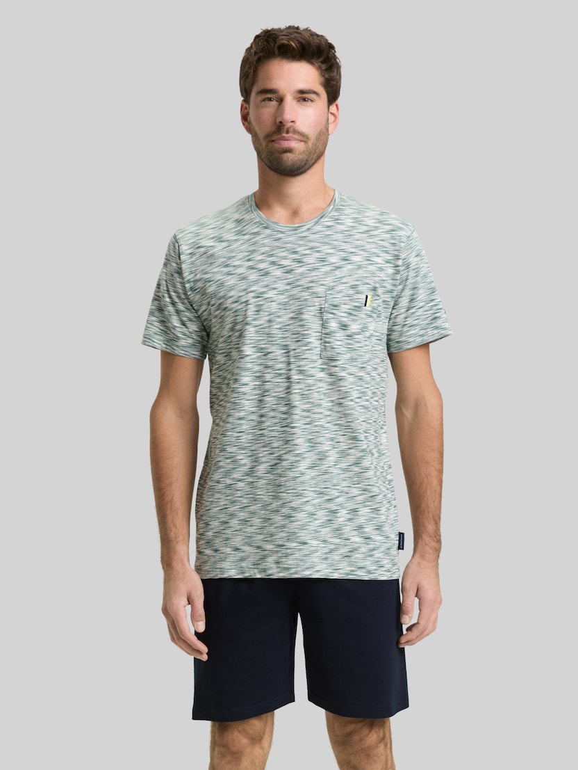 Pyjama-Set mit Muster von Men, green-medium-multi
