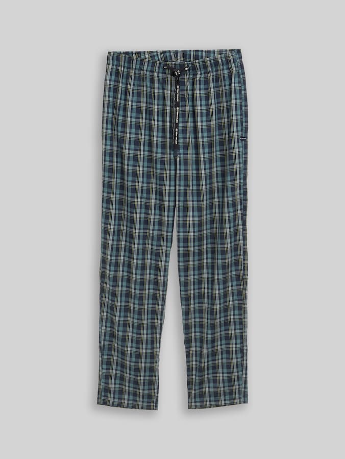 Pyjama-Hose aus Baumwolle von Men, blue-medium-check
