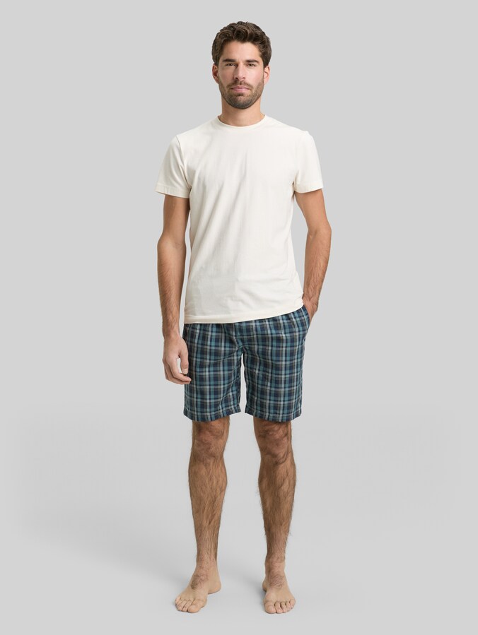 Boxers à carreaux par Men, blue-medium-check