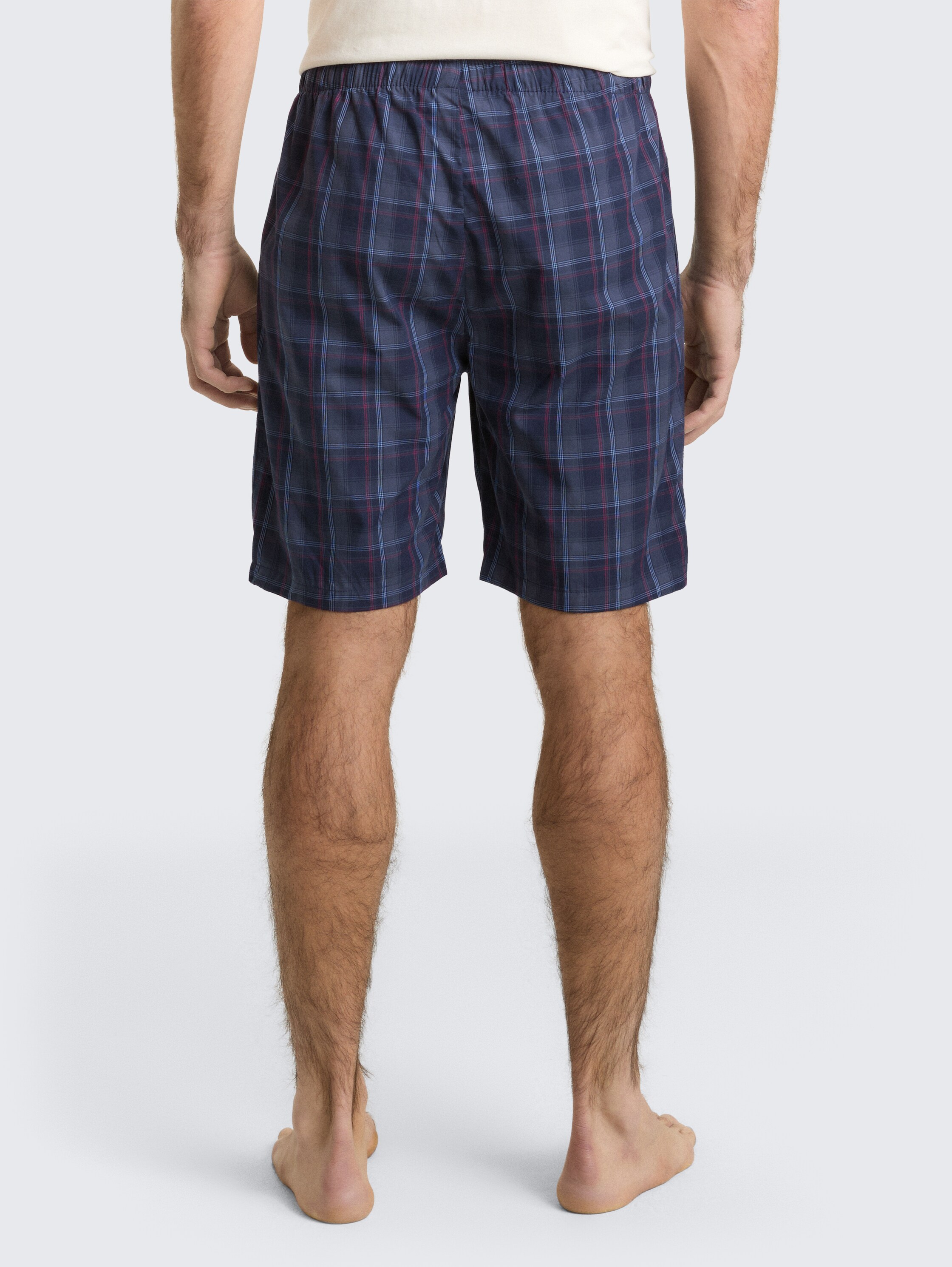 Boxershorts mit Karomuster - bluedarkcheck - 