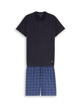 Ausgewählt, Pyjama-Set mit Karomuster von Tom Tailor, blau