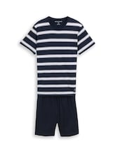 Ausgewählt, Pyjama-Set mit Streifenmuster von Tom Tailor, blau