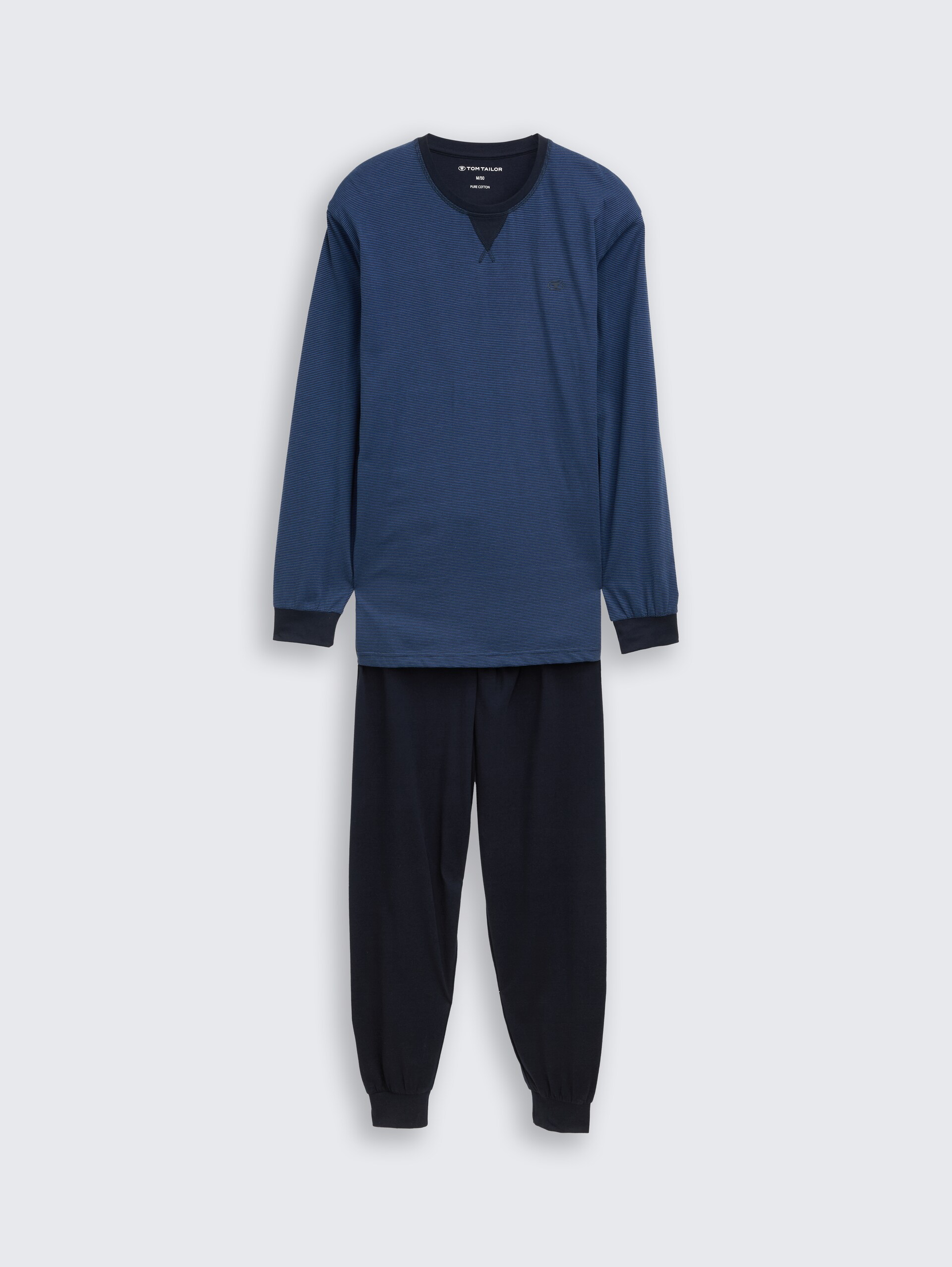 Pyjamaset met gestreept patroon - blue stripe - Product vooraanzicht