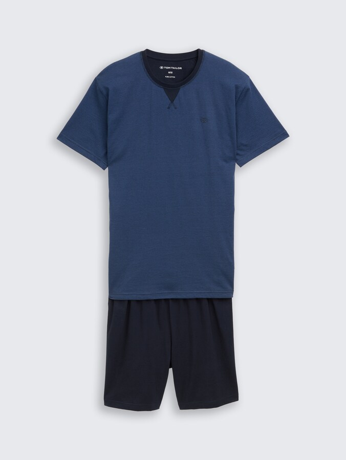 Pyjama-Set mit Streifenmuster von Men, blue stripe