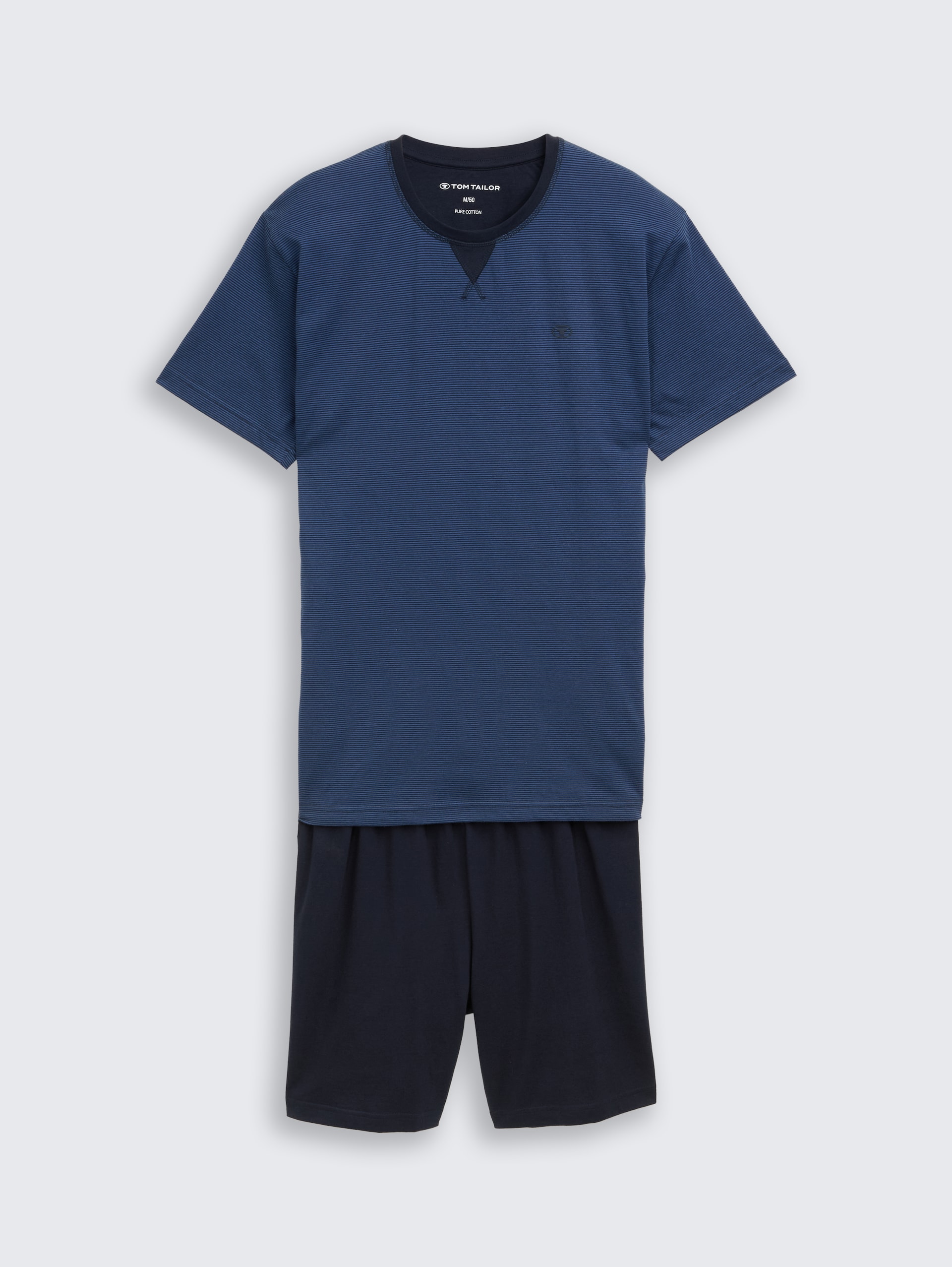 Pyjamaset met gestreept patroon - blue stripe - Product vooraanzicht