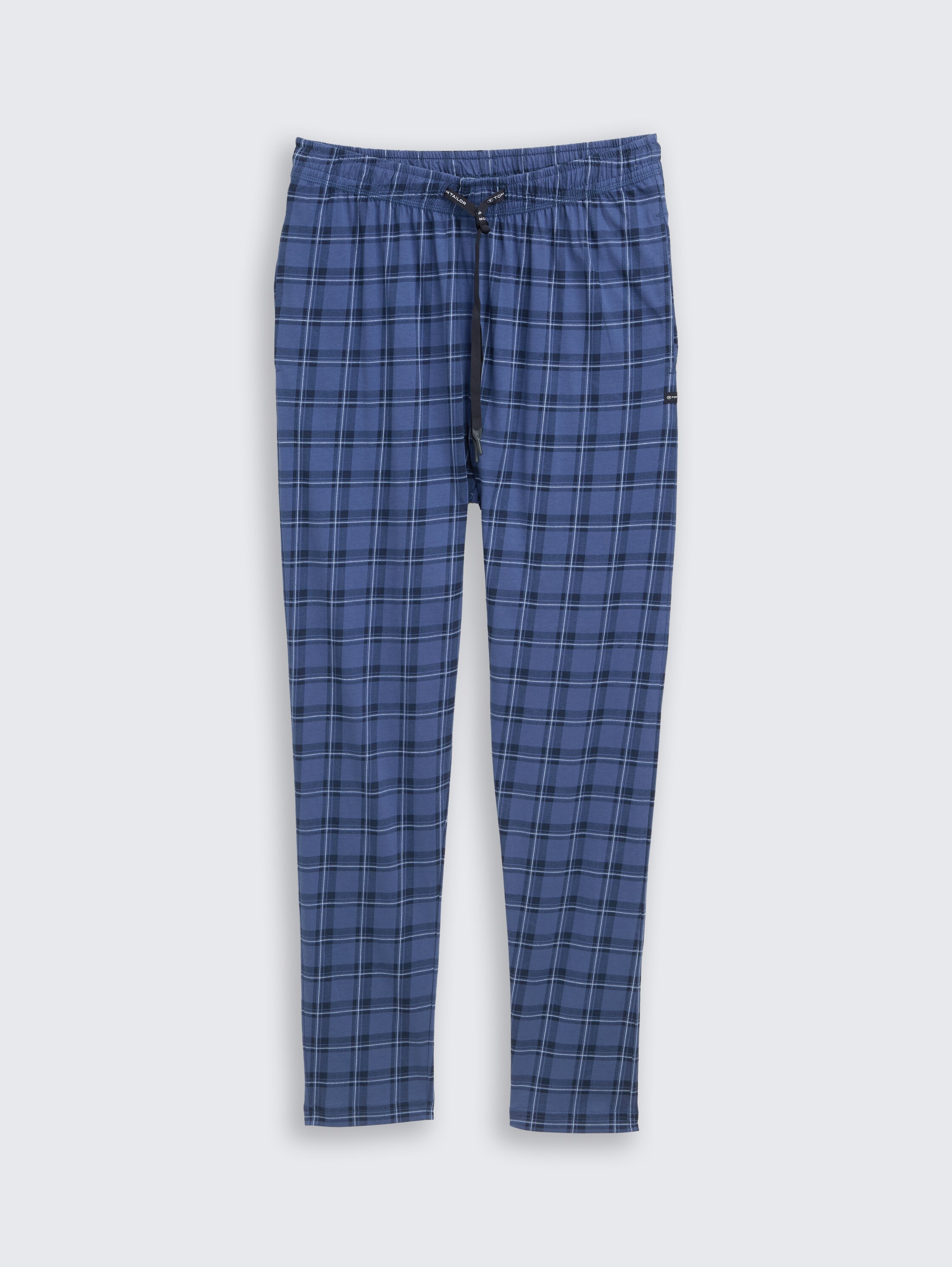 Pyjama broek van katoen - bluemediumcheck - 