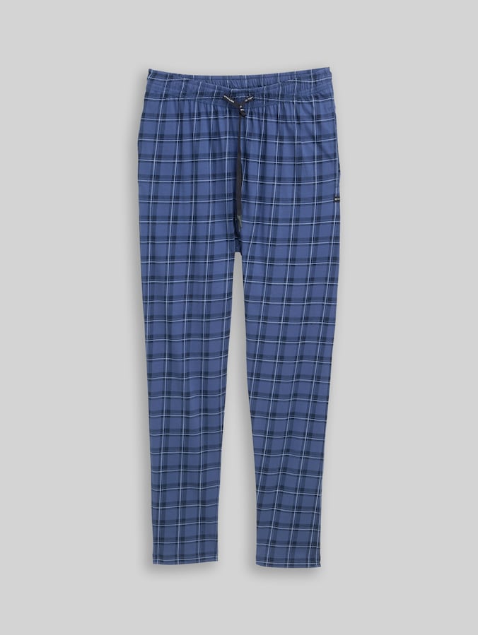 Pyjama-Hose aus Baumwolle von Men, blue-medium-check