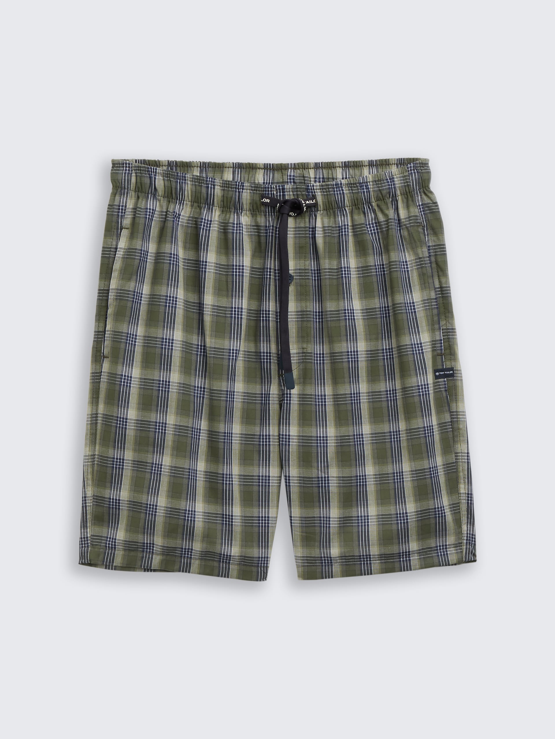 Boxershorts mit Karomuster - green-dark-check - Vorder-Produkt-Ansicht