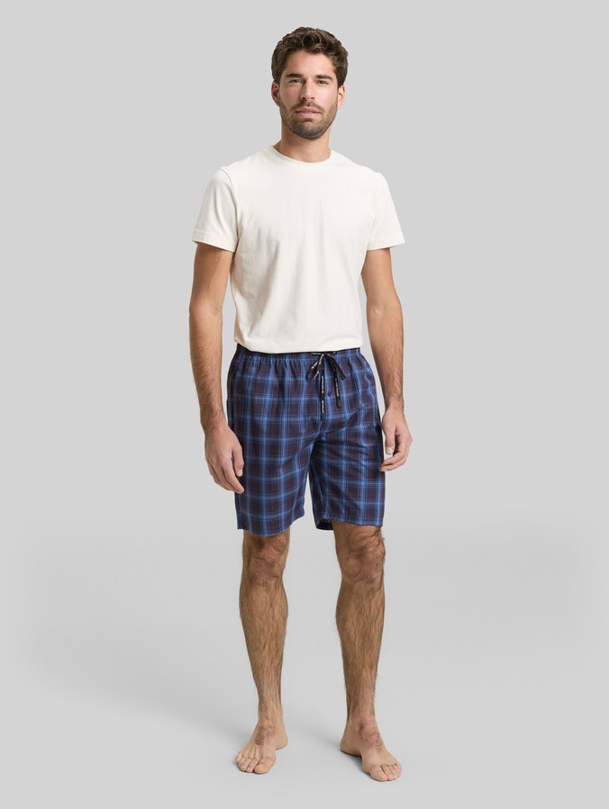 Boxers à carreaux par Men, blue-dark-check