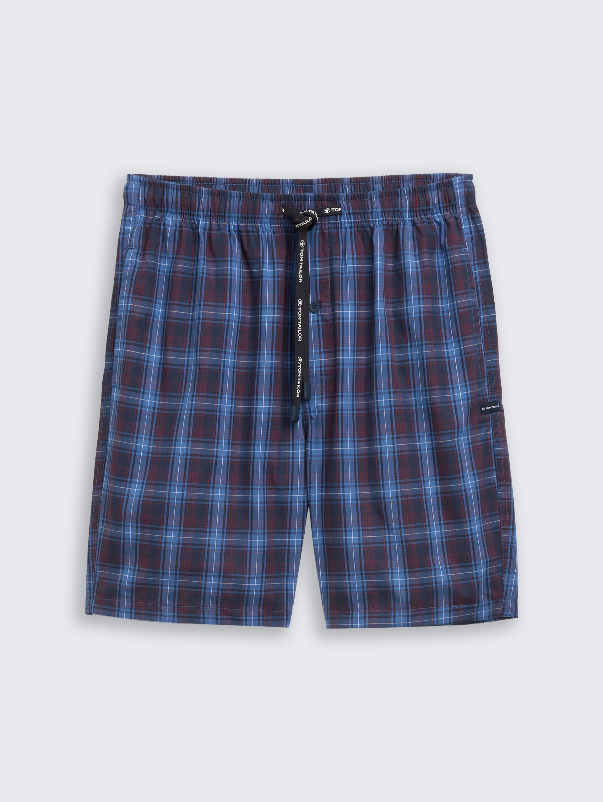Boxershorts mit Karomuster - blue-dark-check - Vorder-Produkt-Ansicht