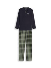 Geselecteerd, Pyjamaset met ruitjespatroon door Tom Tailor, blauw