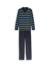 Geselecteerd, Pyjamaset met streepmotief door Tom Tailor, blauw