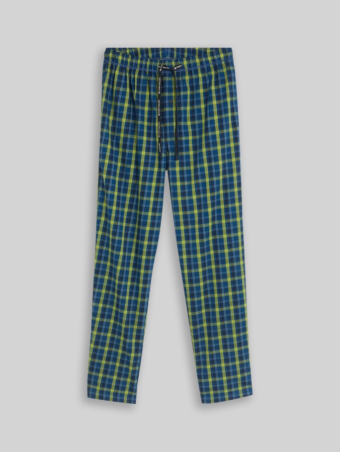Pyjama-Hose aus Baumwolle von Men, blue-medium-check