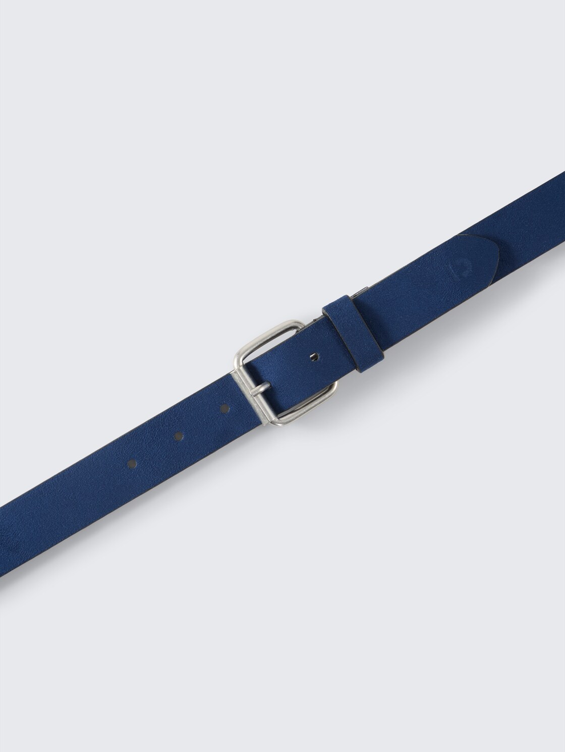 TTDOLLY Velourledergürtel mit eckiger Dornschließe - navy uni - Produkt-Ansicht von oben 