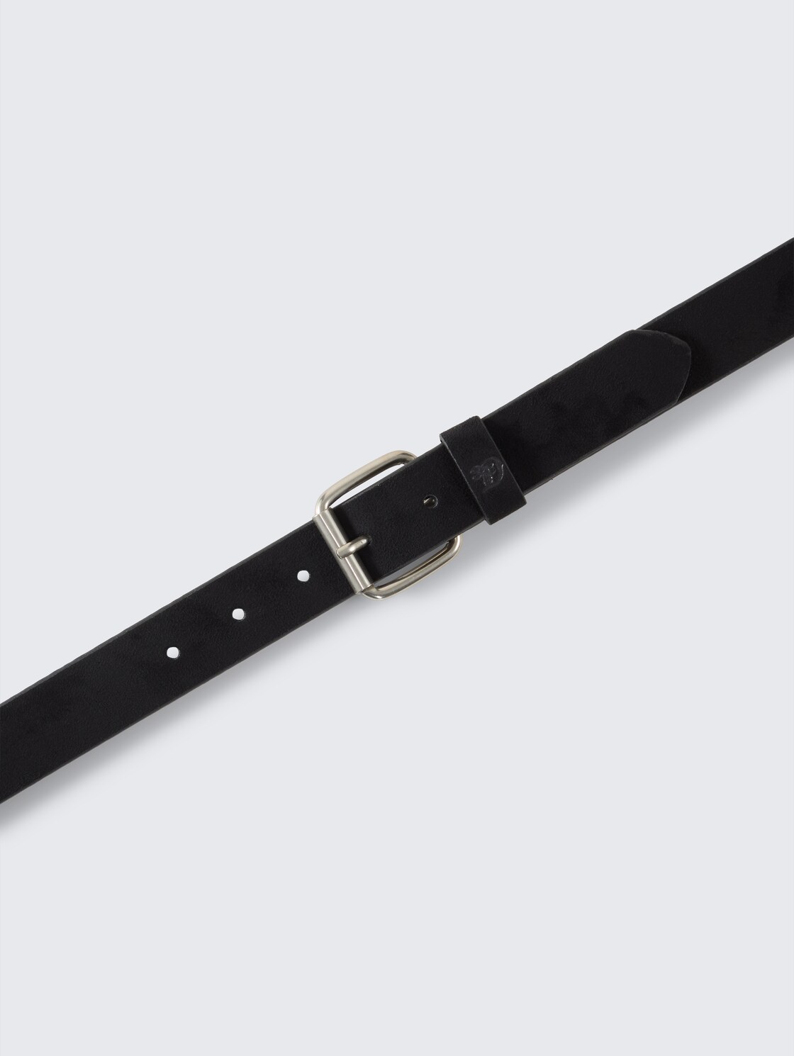 TTDOLLY Velourledergürtel mit eckiger Dornschließe - black uni - Produkt-Ansicht von oben 