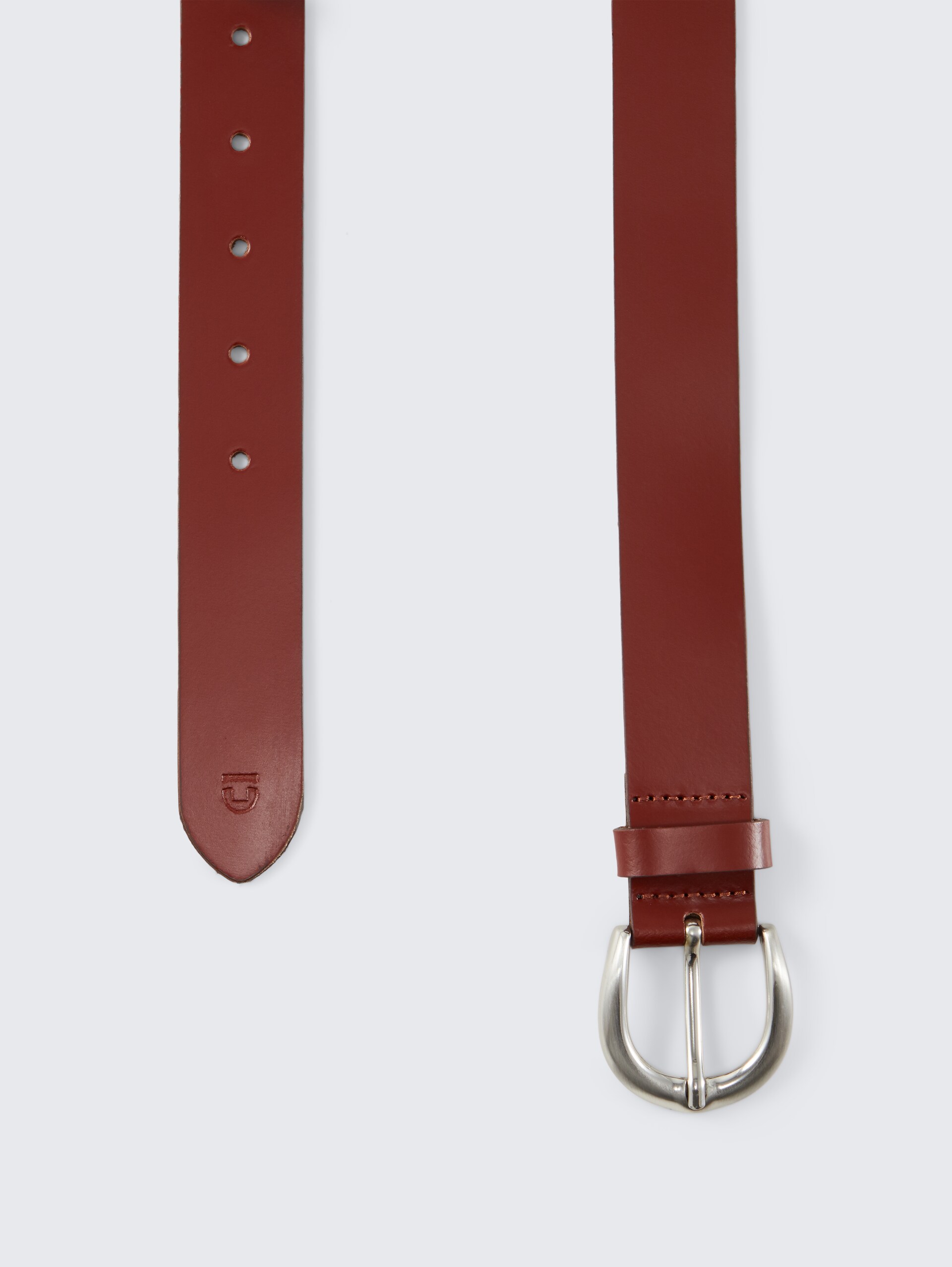 TTDKATY Ledergürtel mit abgerundeter Dornschließe - light brown uni - Produkt-Ansicht von oben 