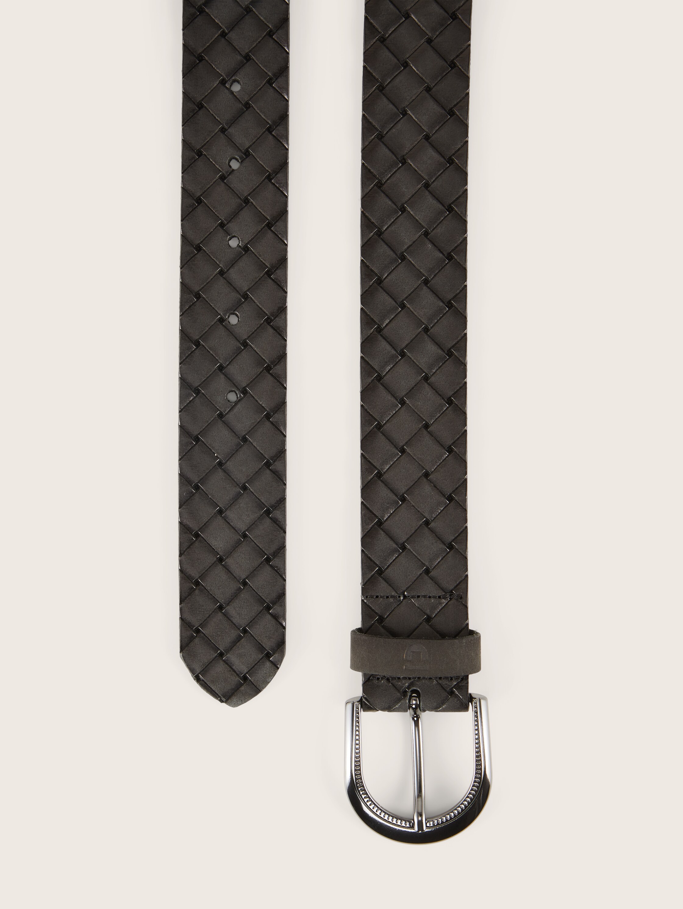 TTMARTHA braided leather belt - black_uni - 