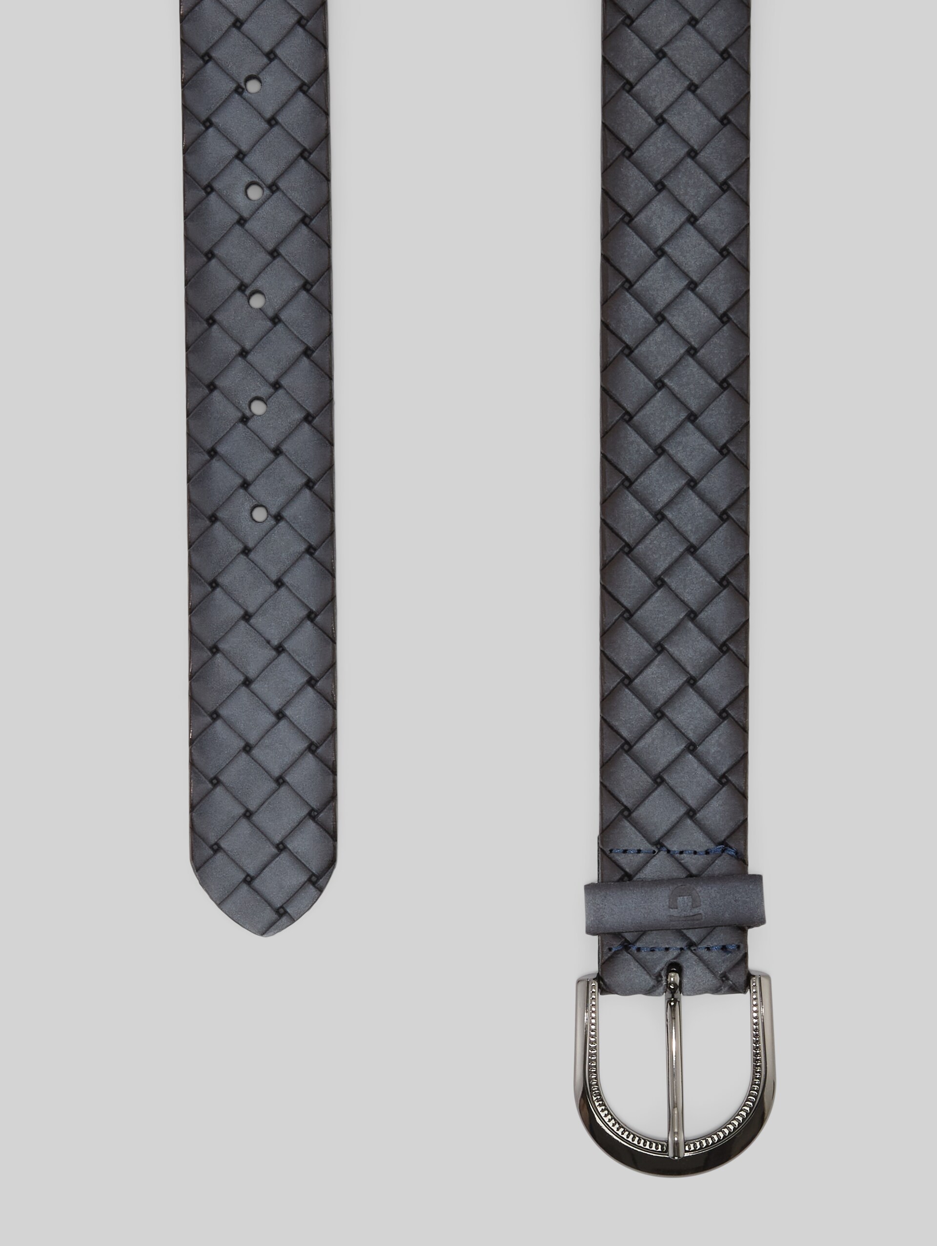 TTMARTHA braided leather belt - blue uni valarta blue - Product view from top 