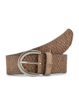 Ausgewählt, TTEMILY Ledergürtel mit abgerundeter Dornschließe von Tom Tailor, beige