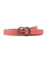 Selected, Leather belt with a round pin buckle by Tom Tailor, pink