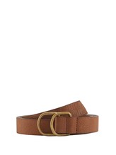Nicht ausgewählt, Ledergürtel mit D-Ring-Verschluss von , braun