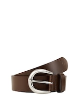 Selected, Leather belt by Tom Tailor, brown