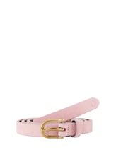 Ausgewählt, Schmaler Ledergürtel von Tom Tailor, rosa