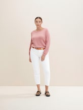 TTDDOLLY Plus Size - Velourledergürtel mit eckiger Roll-Dornschließe - light brown uni