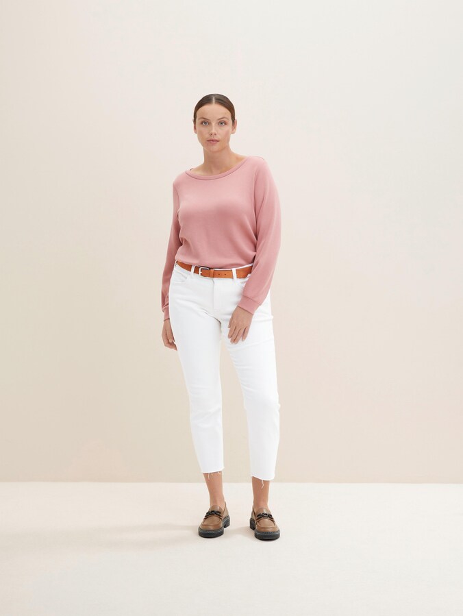 TTDDOLLY Plus Size - Velourledergürtel mit eckiger Roll-Dornschließe von Denim Female, light brown uni