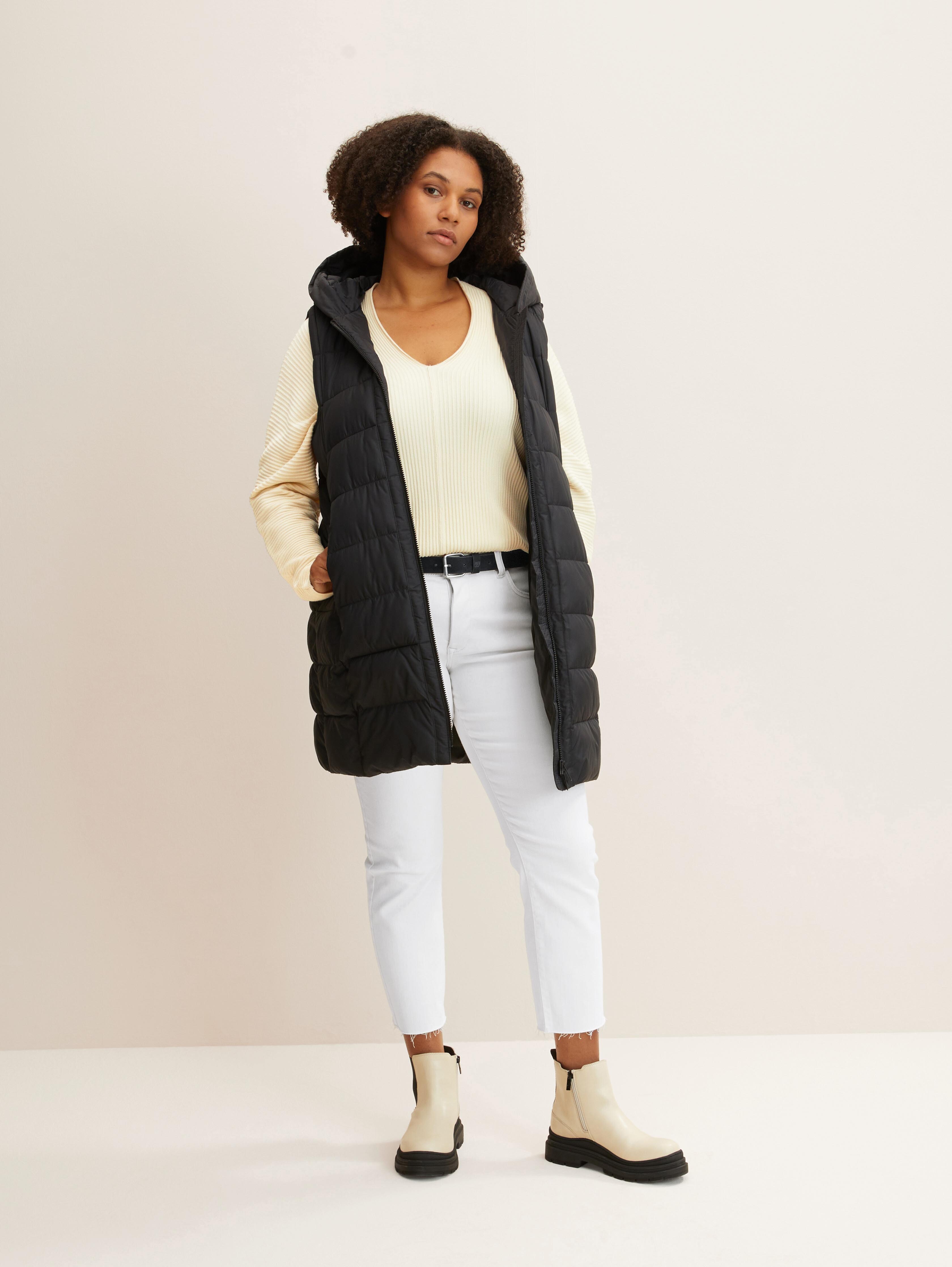 TTDDOLLY Plus Size - Velourledergürtel mit eckiger Roll-Dornschließe von Denim Female, black uni