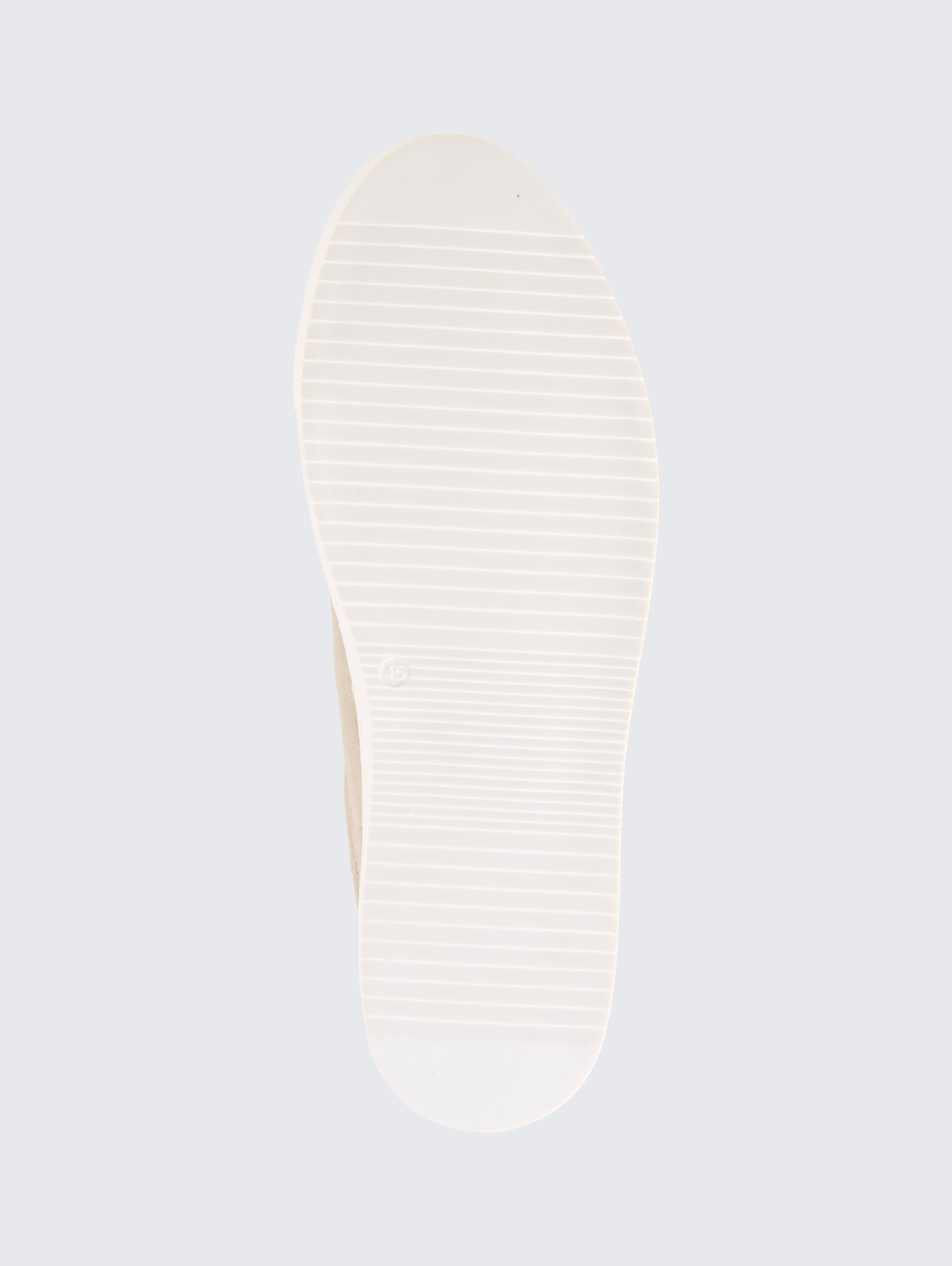 Sneakers met leer - sand - 