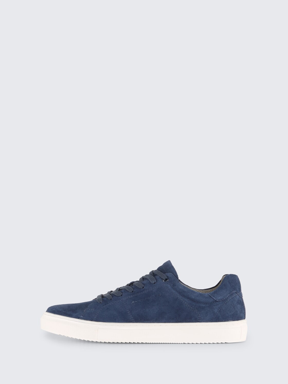 Sneaker mit Leder - navy - seitliche Produkt-Ansicht