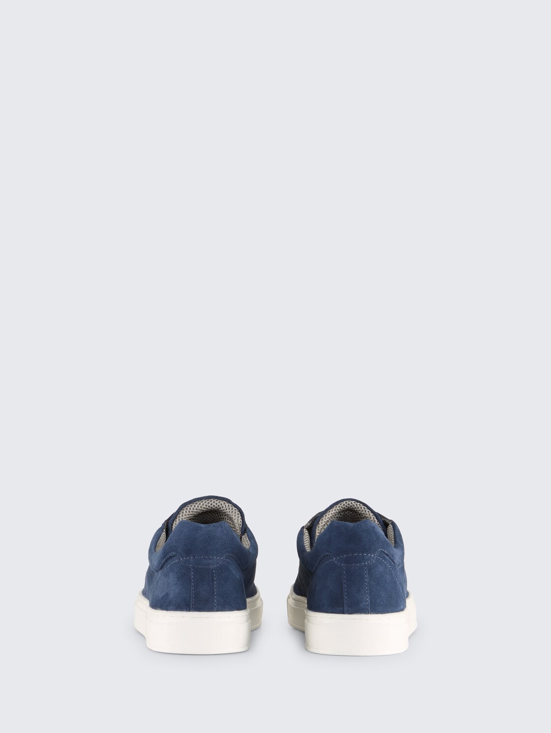 Sneaker mit Leder - navy - Produkt-Rückansicht