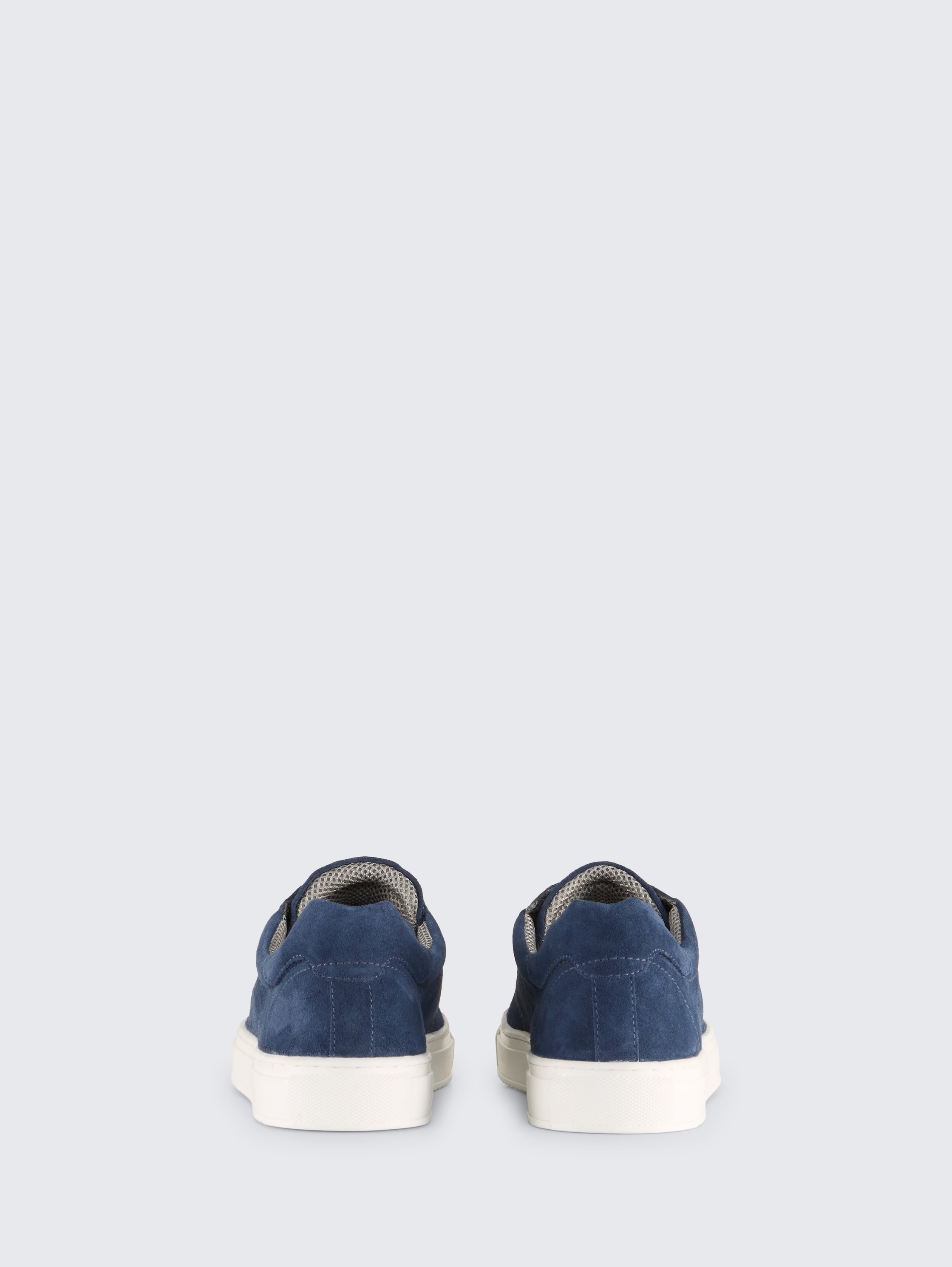 Sneaker mit Leder - navy - 