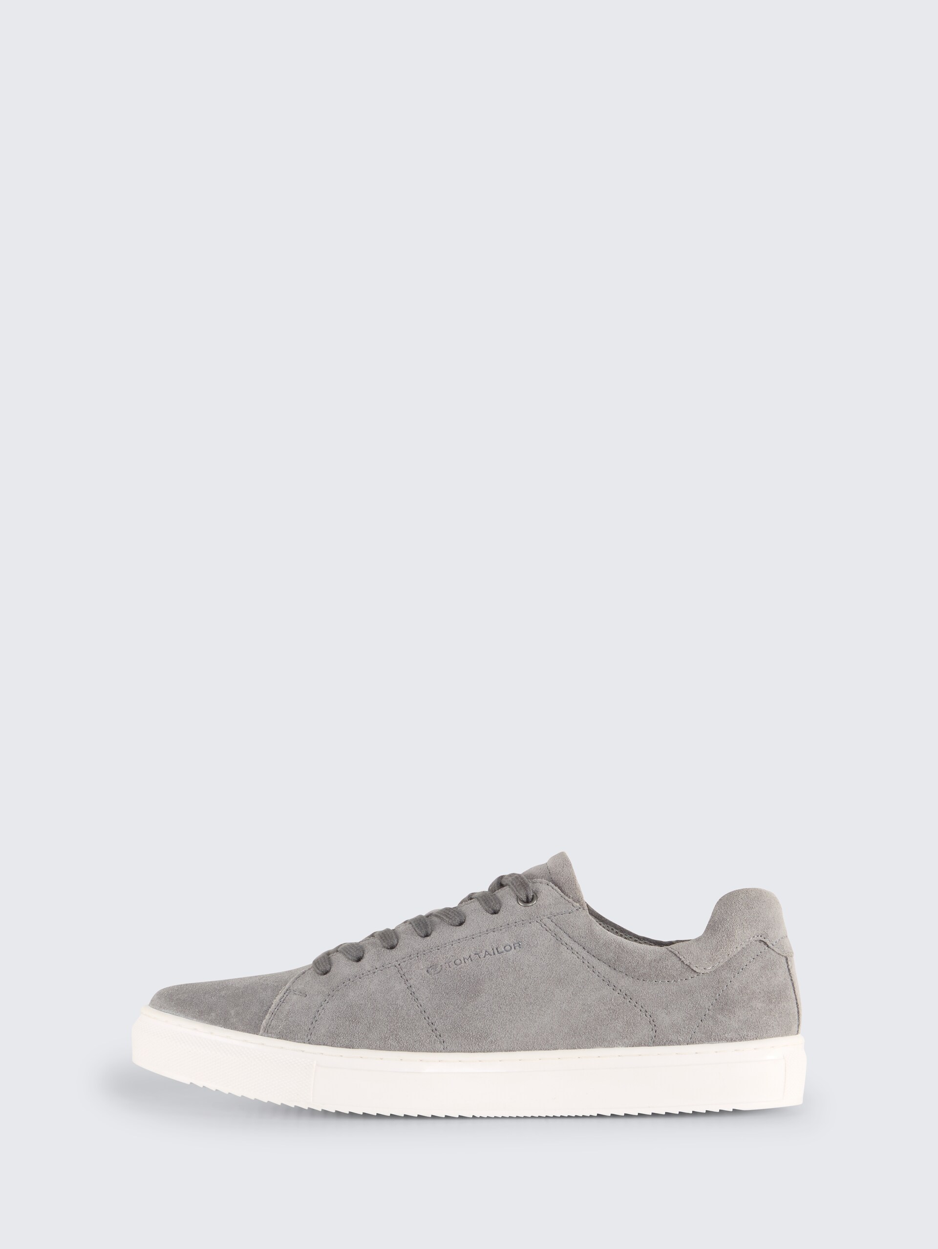 Sneaker mit Leder - grey - seitliche Produkt-Ansicht