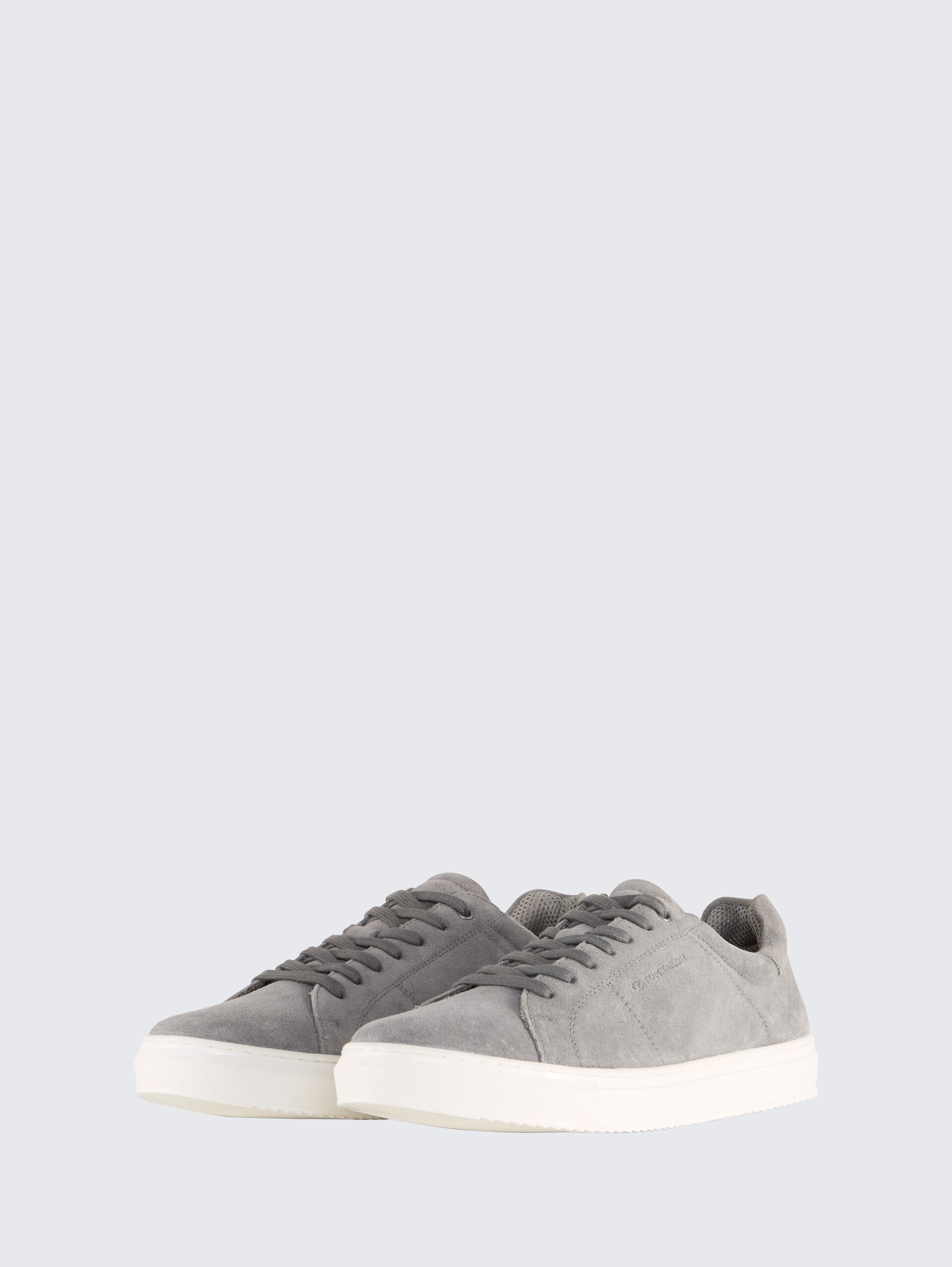 Sneaker mit Leder - grey - seitliche Produkt-Ansicht
