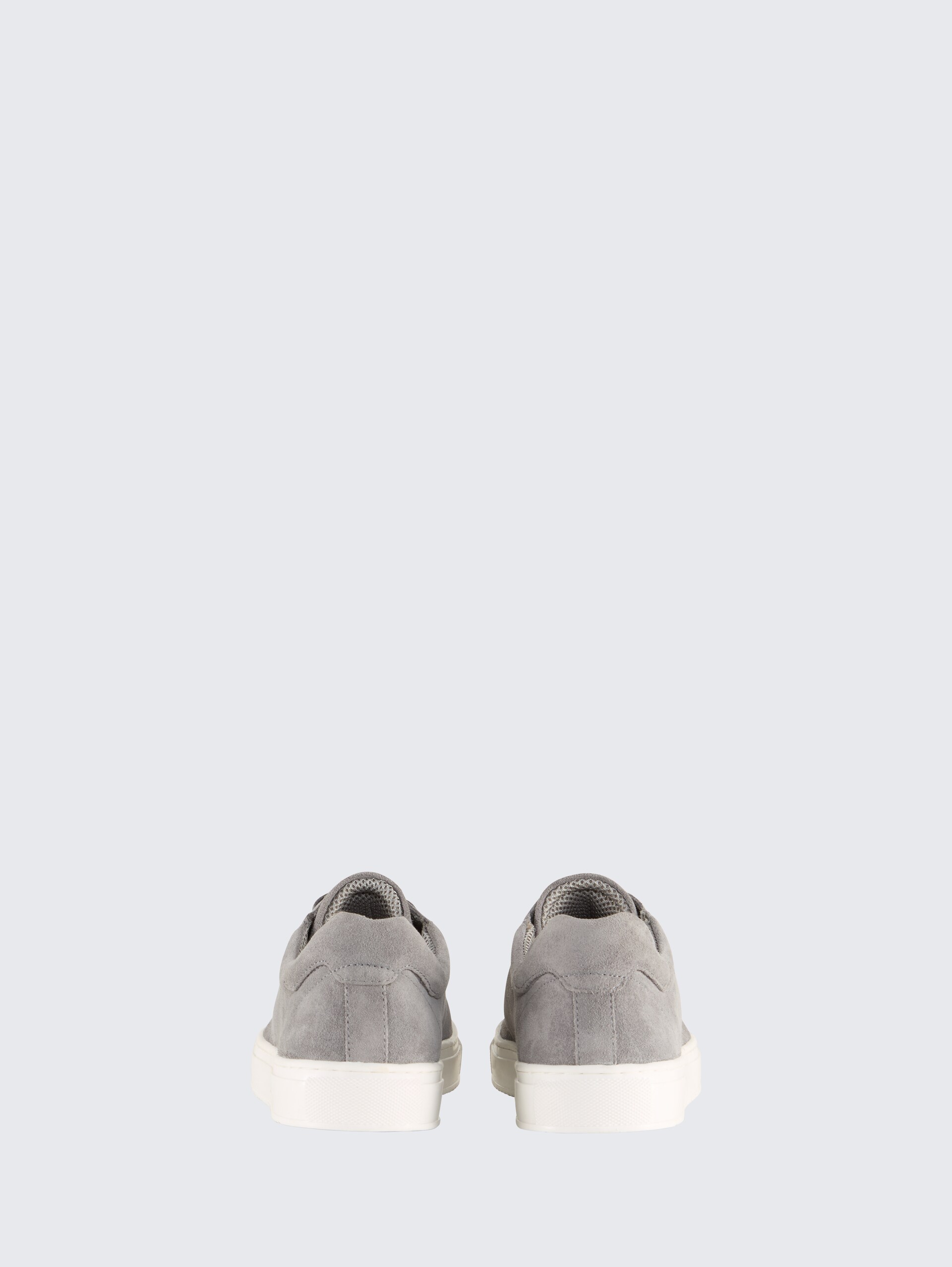 Sneaker mit Leder - grey - Produkt-Rückansicht