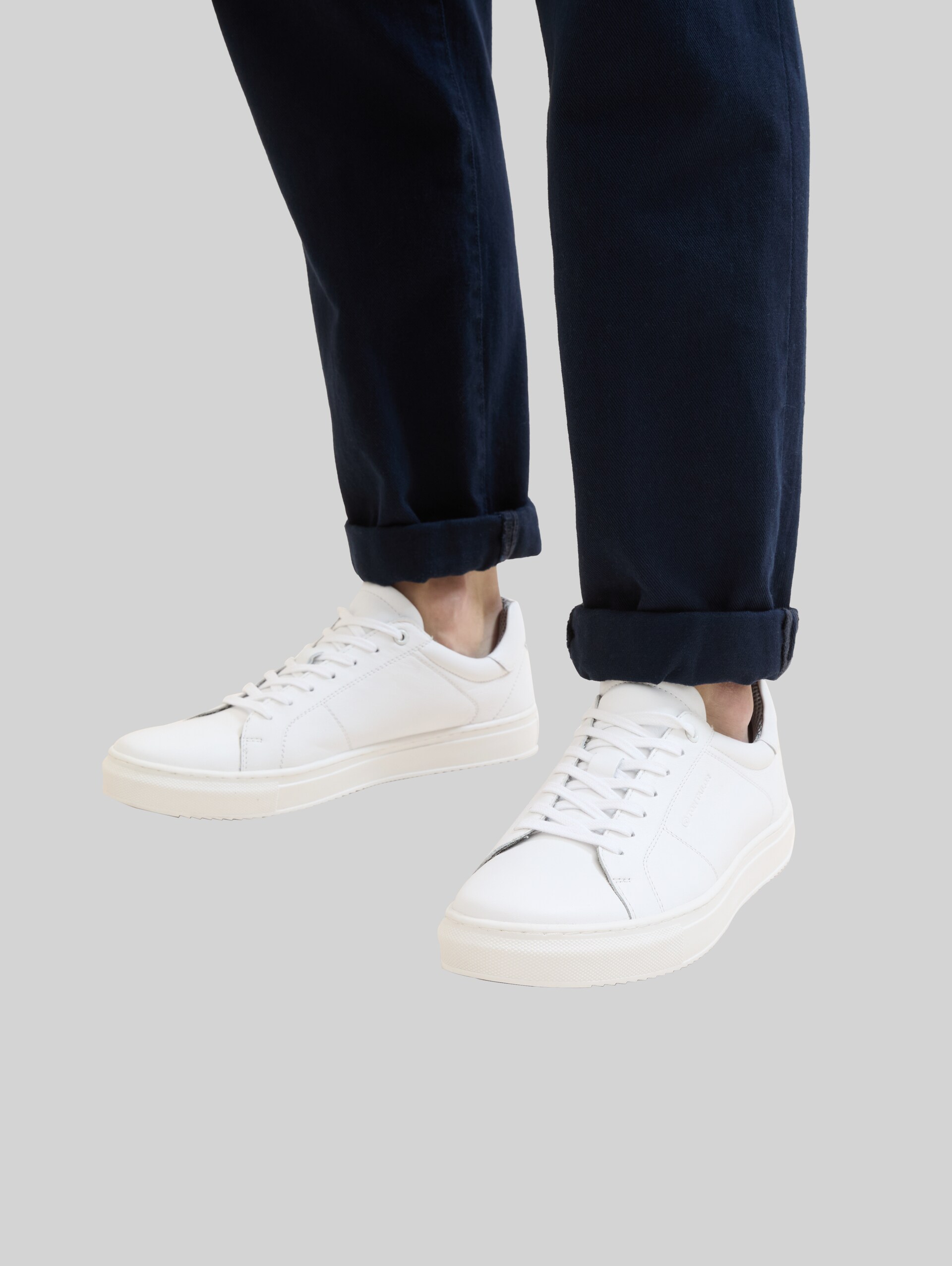 Leren sneaker - white