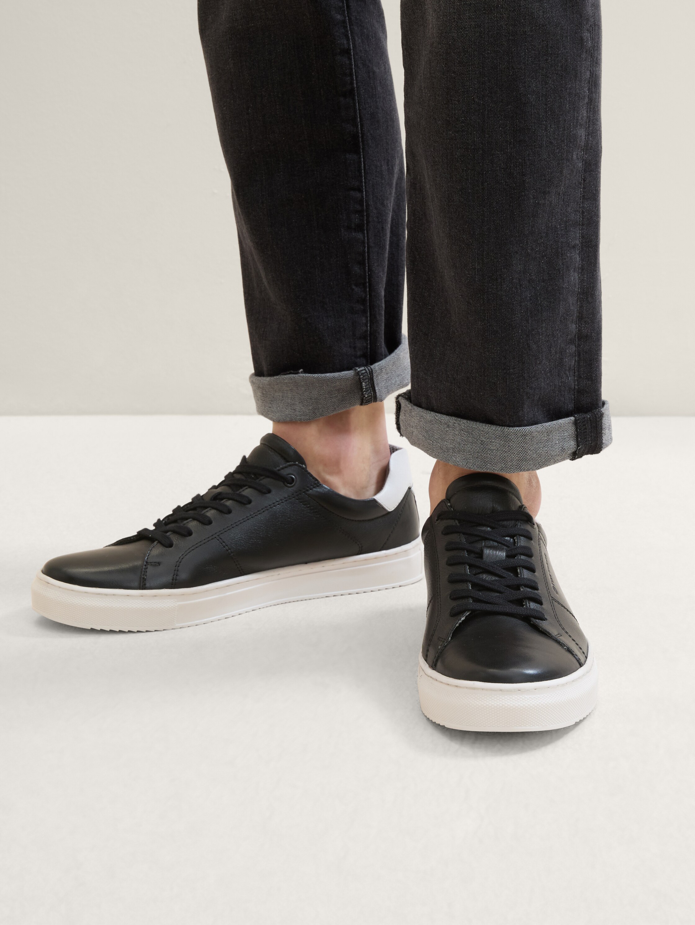 Leren sneaker - black_1 - 