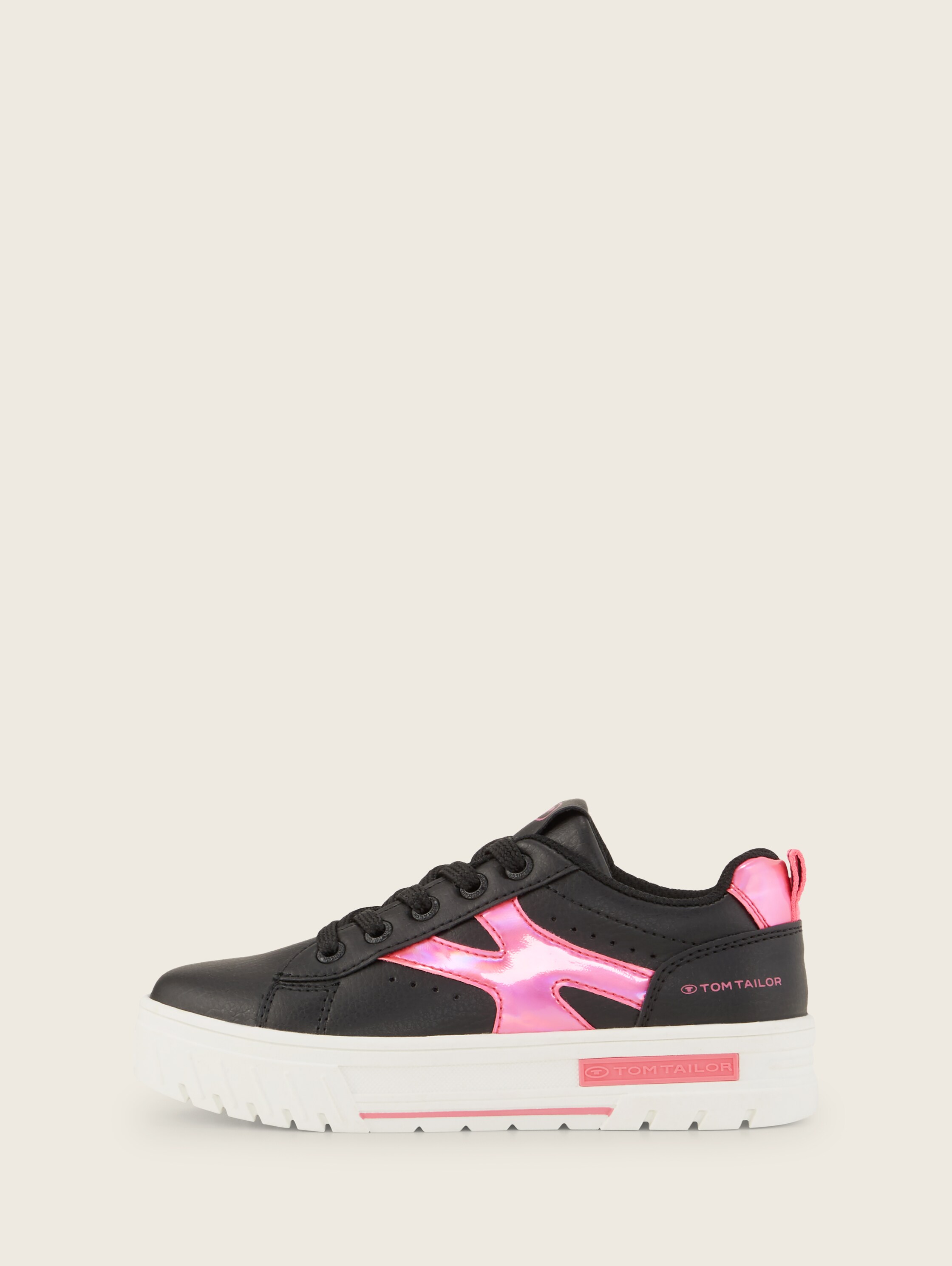 Sneaker mit Blockstreifen - blackpink - 