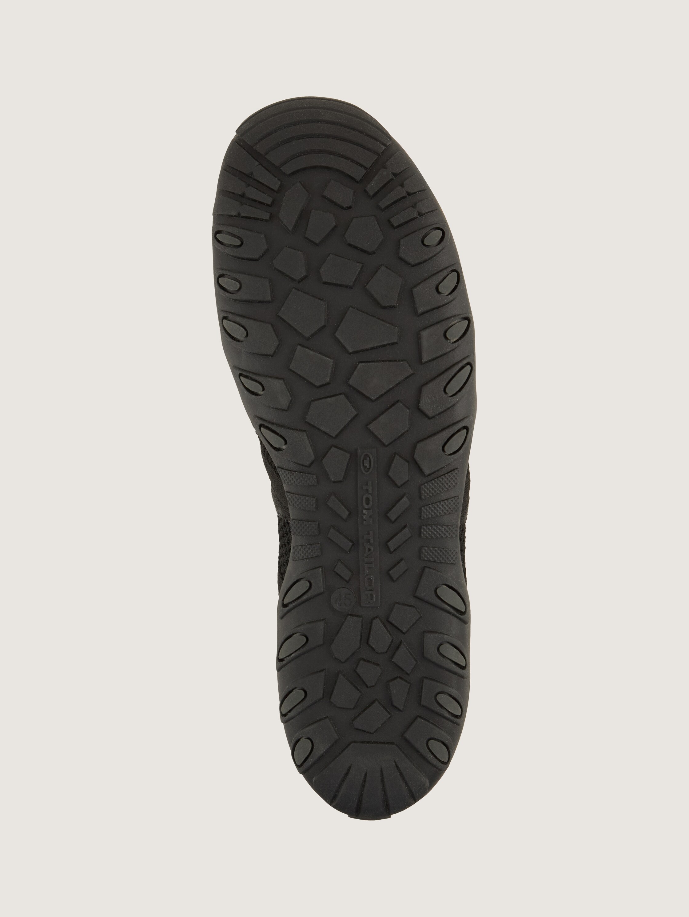 Lace-up shoes in fabric - black_1 - 