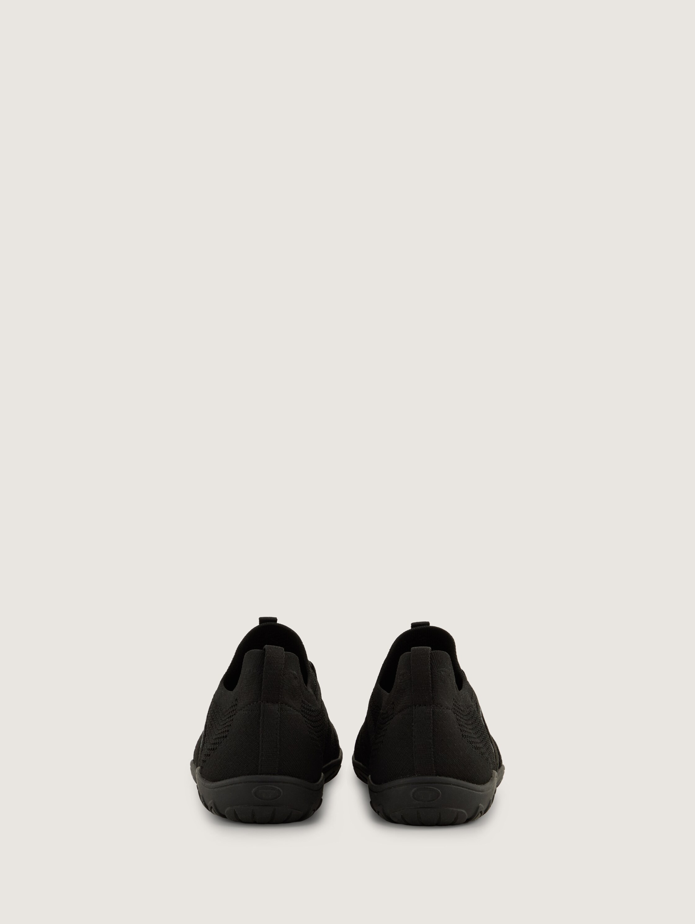 Lace-up shoes in fabric - black_1 - 