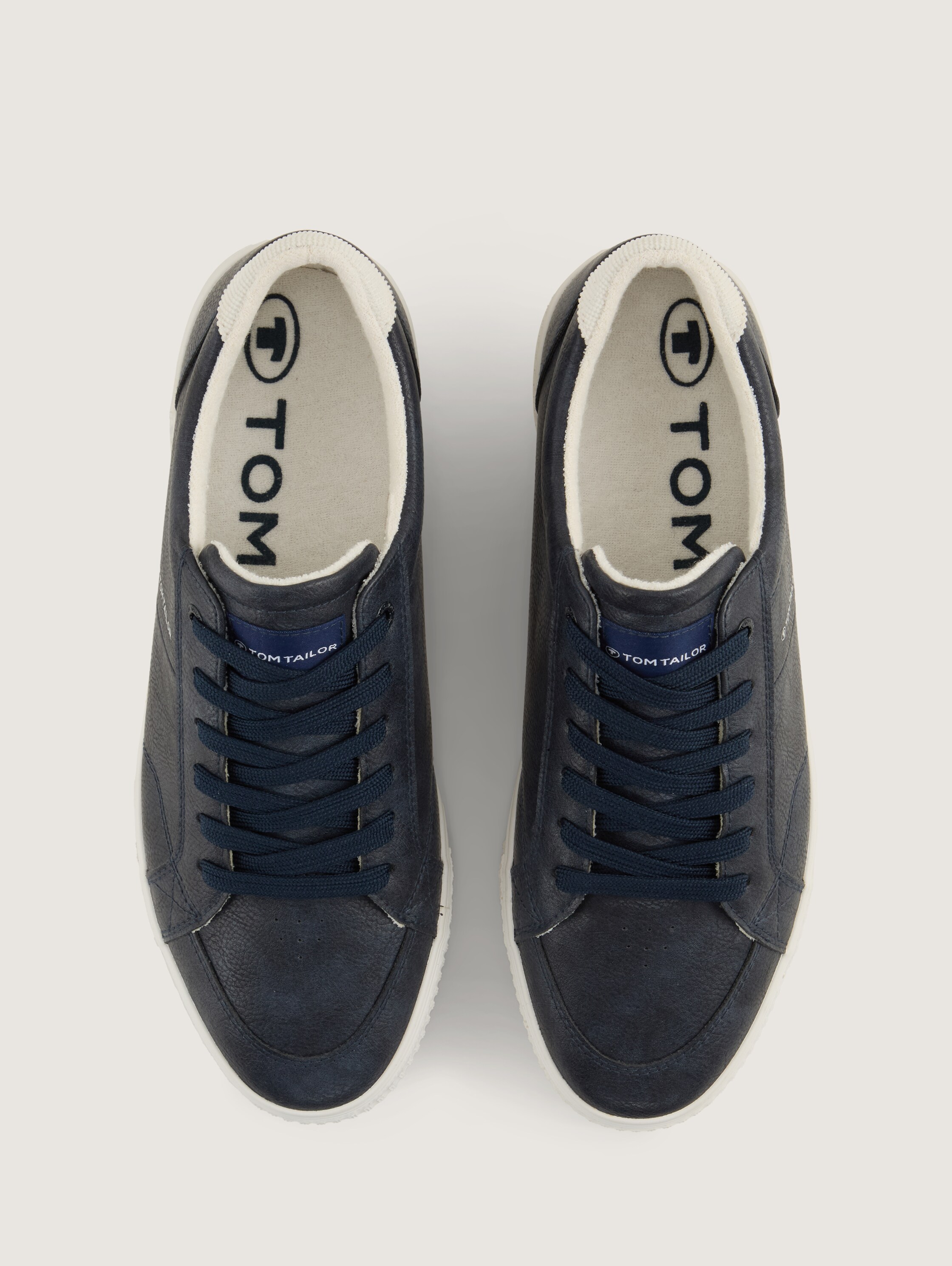 Sneaker mit Logo-Print - navy - 