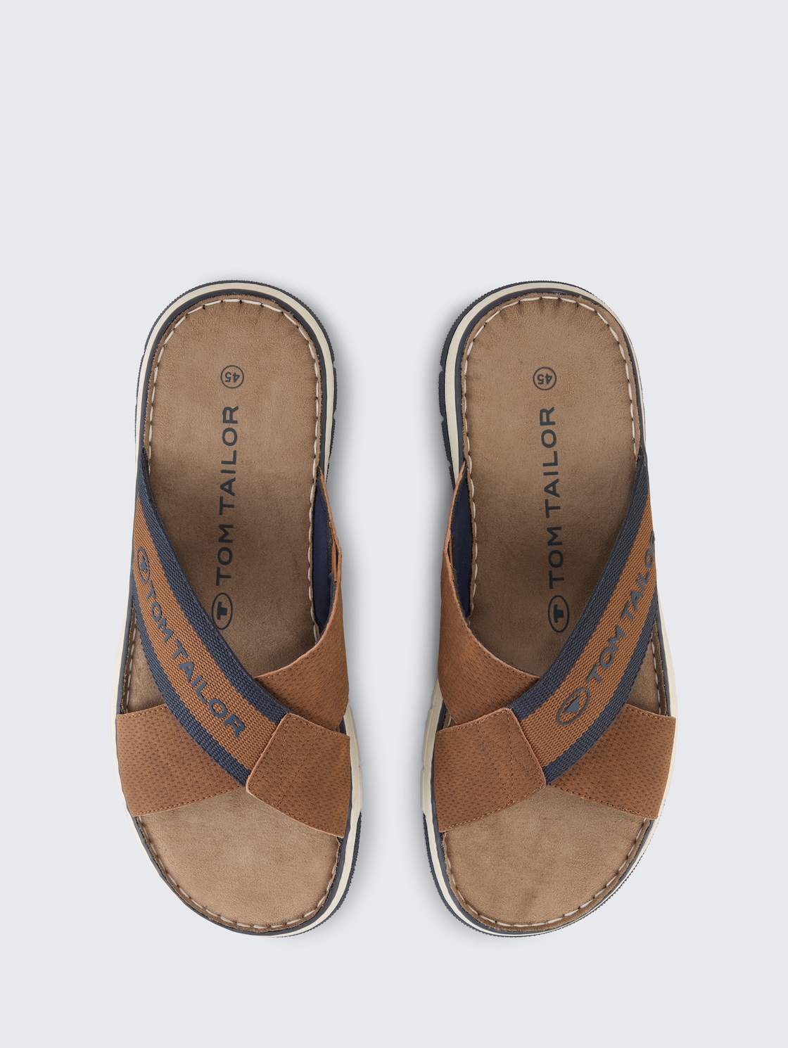 Slides mit Logo-Applikation - rust - Produkt-Ansicht von oben 